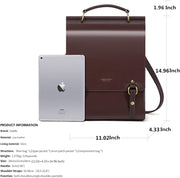Women’s Leather Backpack Purse For Work And Travel