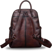 Vintage Genuine Leather Women’s Backpack Daypack