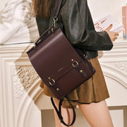 Women’s Leather Backpack Purse For Work And Travel