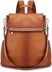 Women’s Anti-Theft Leather Backpack Purse Handbag