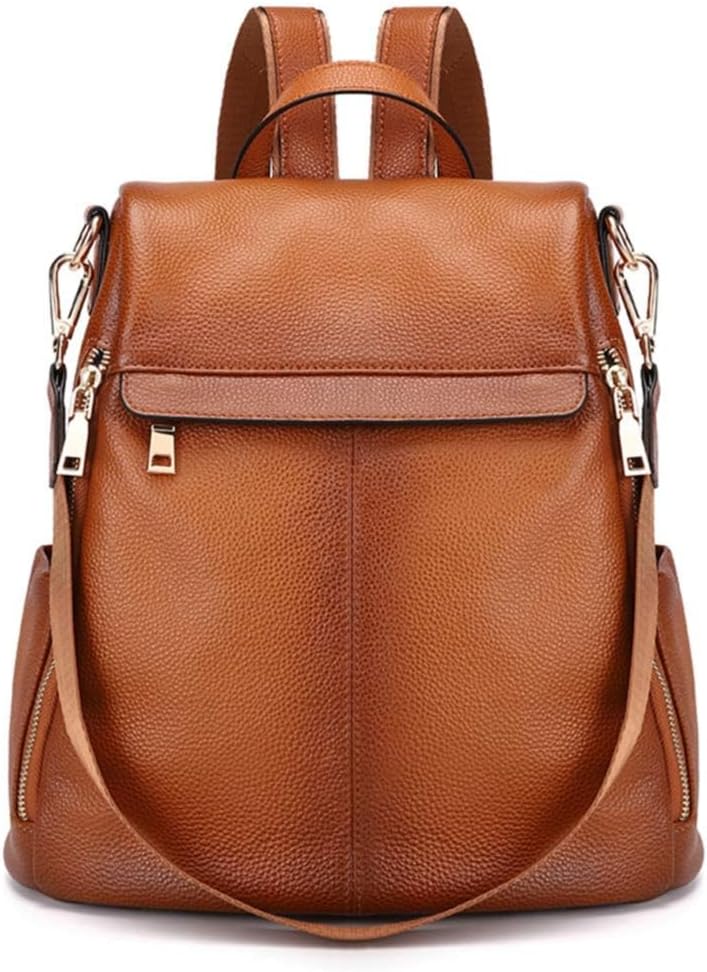 Women’s Anti-Theft Leather Backpack Purse Handbag