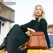 Women’s Anti-Theft Leather Backpack Purse Handbag