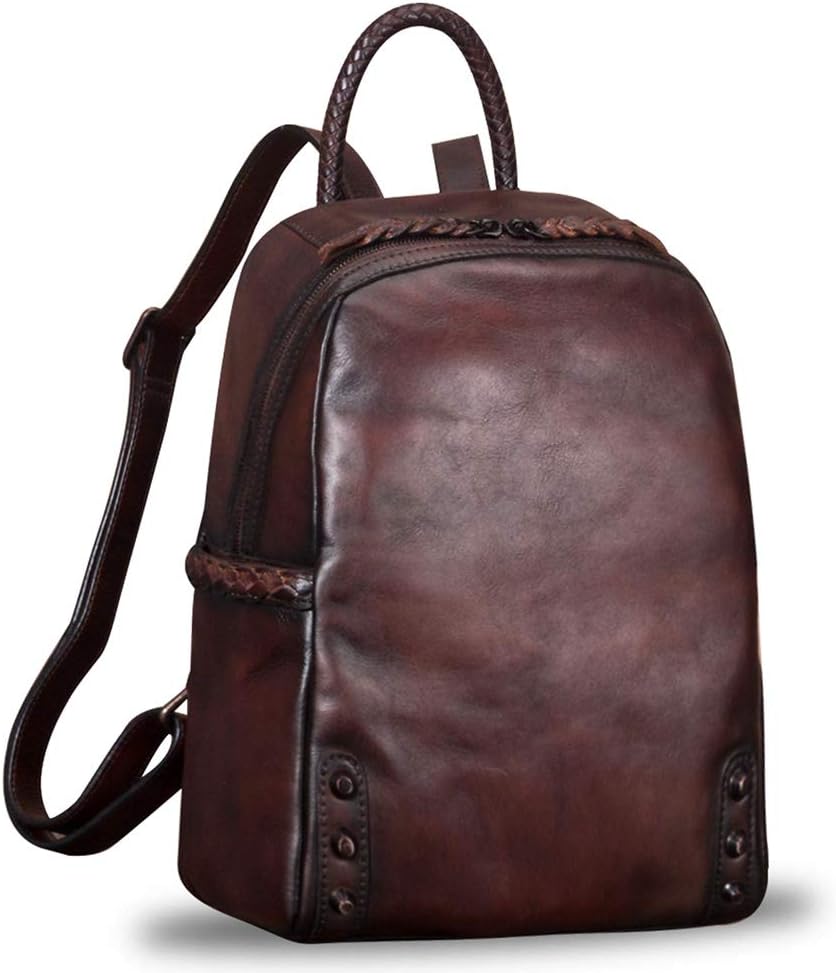 Vintage Genuine Leather Women’s Backpack Daypack