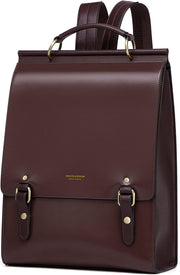 Women’s Leather Backpack Purse For Work And Travel