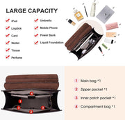 Women’s Leather Backpack Purse For Work And Travel