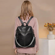 Women’s PU Leather Backpack Purse – Anti-Theft Travel Bag