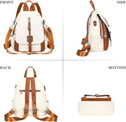 Genuine Leather Women’s Convertible Backpack Purse