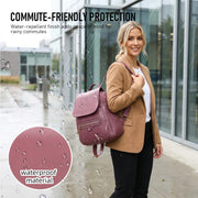 Women’s PU Leather Mini Backpack Purse With Multiple Pockets