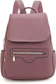 Women’s PU Leather Mini Backpack Purse With Multiple Pockets