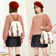 Genuine Leather Women’s Convertible Backpack Purse