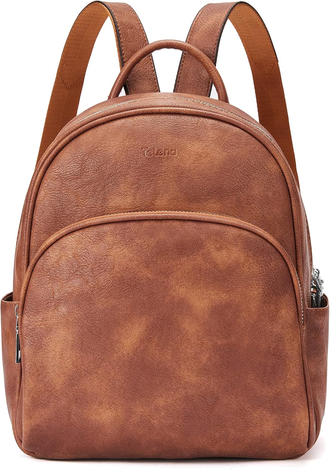 Small Vegan Leather Mini Backpack Purse for Women