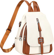 Genuine Leather Women’s Convertible Backpack Purse