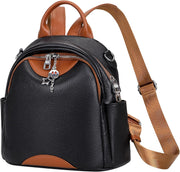 Women’s Genuine Leather Convertible Backpack Purse