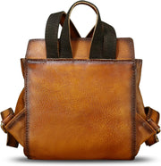 Genuine Leather Mini Backpack Purse for Women